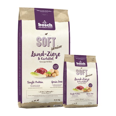 Bosch HPC Soft Plus FARM GOAT (begrūdis, vieno baltymo) 12,5kg + 2.5kg